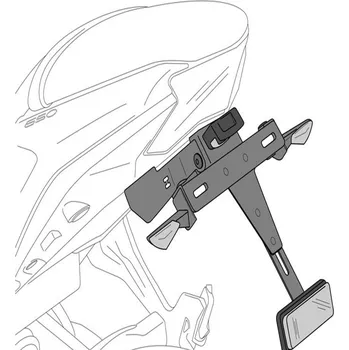 Nastavitelný držák SPZ PUIG 20742N černý 20742N