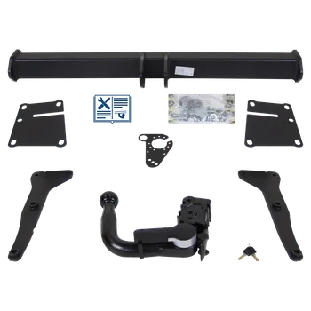 Tažné zařízení GDW tažné zařízení Odnímatelné včetně TowTec elektropřípojky 7pólové typová - AUDI A4 B9 Avant