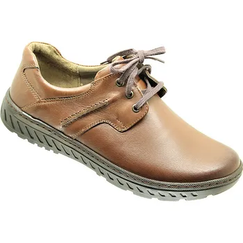 Pánská zdravotní obuv Pánská obuv De-plus DE-923-BR, hnědá 41