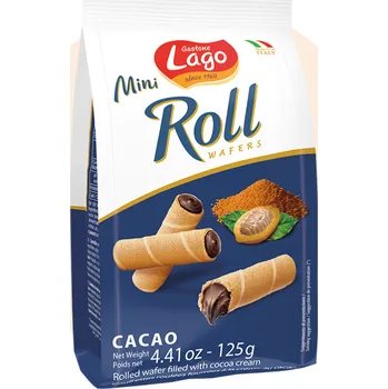 Gastone Lago Mini trubičky s kakaem 125 g