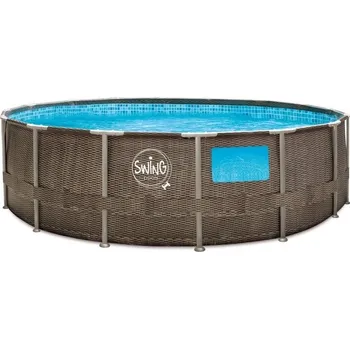 Bazén Marimex Florida Swing 10340305 4,57 x 1,22 m + kartušová filtrace, schůdky, podložka, plachta, skimmer