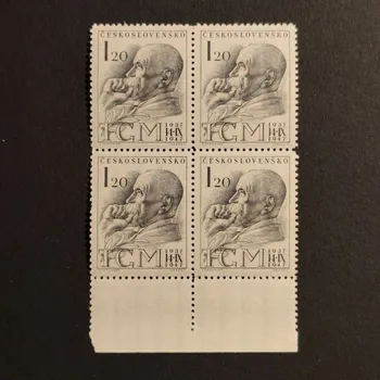 Sběratelství Čtyřblok ČSR, 1,20 Kčs, Pof.458**