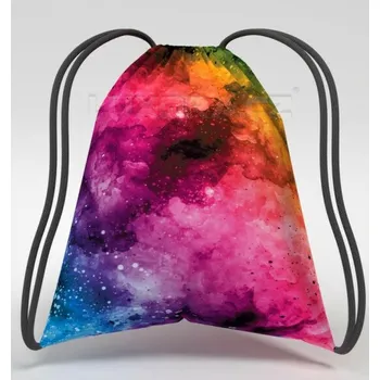 Dekorativní polštářek Vak na ramena barevný vesmír - 40 x 40 cm