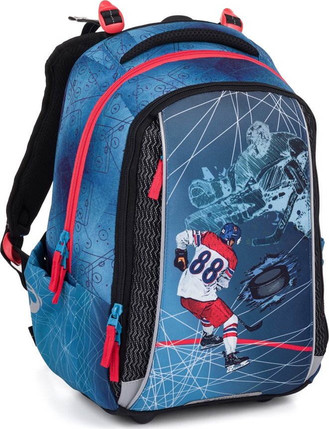 Školní batoh Bagmaster VEGA 24 A – hokejový motiv