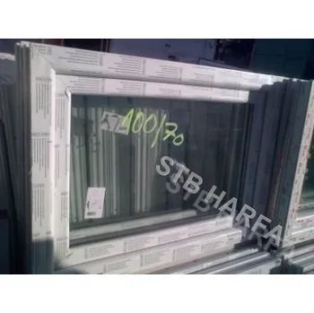 Okno 100x70 TROJSKLO bílá/bílá 100x70