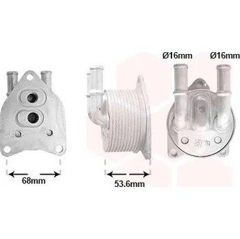 Chladič motoru Chladič oleje, automatická převodovka VAN WEZEL 09013708