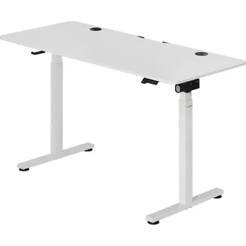 Psací stůl FurniGO Kancelářský stůl 140x60cm - bílý