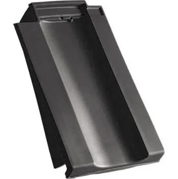 pálená krytina Taška CREATON Optima krajní pravá – glazura černá