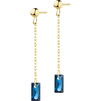 Náušnice Zlaté náušnice se zirkony - AP541-9150