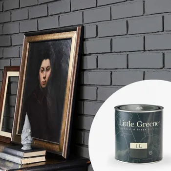 barva na zeď Little Greene Barva na cihly na zeď - Matná omyvatelná - 1L - Intelligent Matt Emulsion Vyberte odstín:: Atomic Red (190)