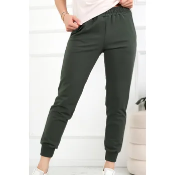 Dámské kalhoty Dámské teplákové kalhoty OFF PINK khaki L