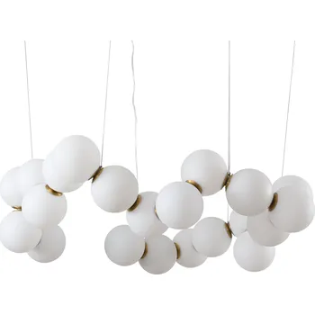 Závěsné LED svítidlo koule CORALLI-80 bílé moderní do obýváku a nad stůl 80 cm