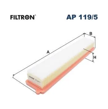 Vzduchový filtr Vzduchový filtr FILTRON AP 119/5