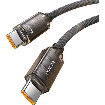 Datový kabel Kabel USB-C na USB-C Toocki TXCTT1- SJ01-B, 1m, FC 100W