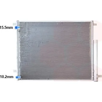 Ventilátor topení a klimatizace Kondenzátor klimatizace VAN WEZEL 25015713