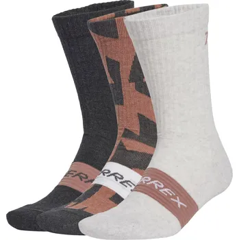 Pánské ponožky Pánské Ponožky ADIDAS TRX MT SCK 3PP JN6384 – Béžová 34-36