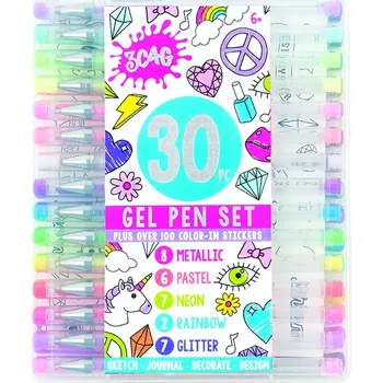 omalovánky Make it Real Gelová pera