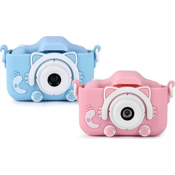 Digitální kompakt Mini Dětský Digitální Fotoaparát Modrý