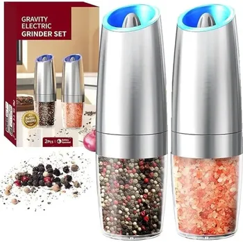 Kuchyňská sůl UG Grill Sada 2x elektrický mlýnek na pepř a sůl NerezGravity2 UG Grill