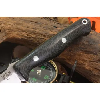 lovecký nůž Bark River Bravo 1.5 Micarta 3V Rukojeť: Black Micarta