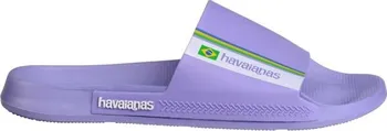 Pánské pantofle Unisex pantofle HAVAIANAS SLIDE BRASIL 37/38 Fialová, Mix