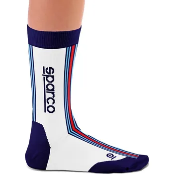 Pánské ponožky Sparco ponožky s motivem Martini Racing, barva: bílo - modrá, velikost: 41-46