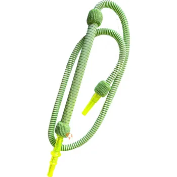 Hadice TopMark Tauret pro vodní dýmky 170 cm světle zelená vyplachovatelná