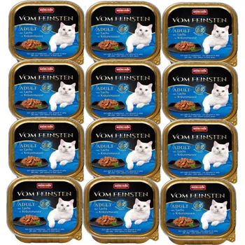 Pro kočku ANIMONDA Cat Vom Feinsten Adult NoGrain Losos v bylinkové omáčce 12x100g