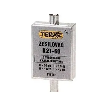 Anténní zesilovač Anténní zesilovač pásmový K21-69 s vyrovnanou charakteristikou, T437K