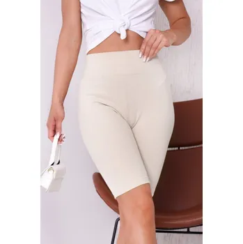 Dámské legíny JOAN STRIPE CYCLISTS světle béžová 36