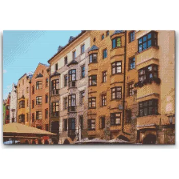 Diamantové malování Diamantové malování - Innsbruck, Rakousko Velikost: 40x60cm, Rámování: Pouze srolované plátno, Diamanty: Čtvercové