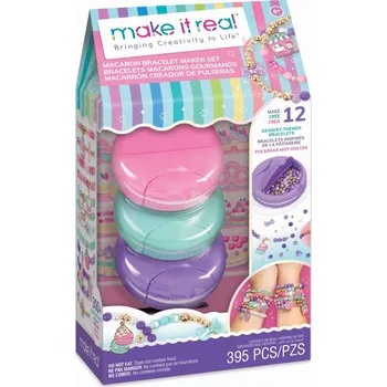 dětská sada na výrobu šperků Make it Real Macaron box na výrobu náramků