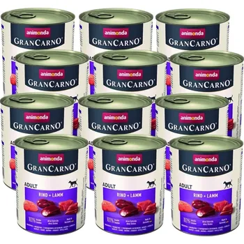 Pro psa Animonda GranCarno dog konz. - hovězí, jehněčí 12x800g