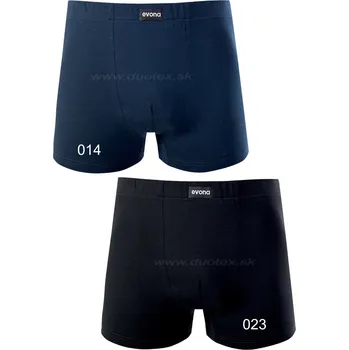 Pánské spodní prádlo EVONA Pánské boxerky Boxer1185 Barva: 023-čierna, Velikost: XL