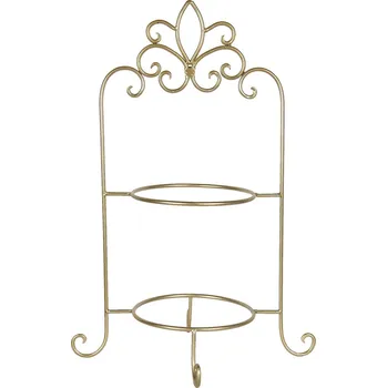 Clayre & Eef - Kovový etažér na dva talíře W40091GO