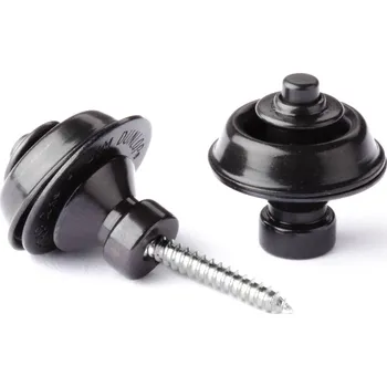 Hudební nástroj Dunlop Straplok Traditional Black + prodloužená záruka 3 roky