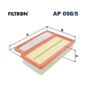 Vzduchový filtr Vzduchový filtr FILTRON AP 098/5