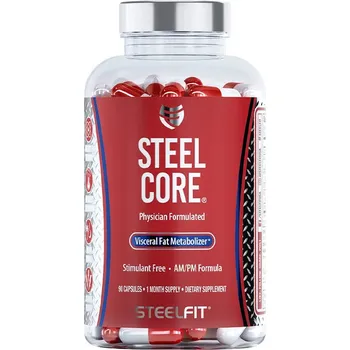 Spalovač tuku Steelfit Ocelové jádro® - Steel Core® (90 Kapsla)