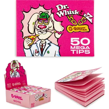 G-Rollz Mega Tips, velké růžové filtry 50 ks