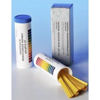 Diagnostický test Proužky na analýzu moči - indikační pH papírky, 100 ks