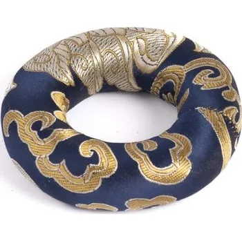 Perkuse Polštářek pod tibetskou mísu ø 8 cm tmavě modrý (vhodný na mísu o průměru 8–10 cm)