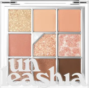 Oční stíny Unleashia Glitterpedia Eye Palette paletka očních stínů odstín No.3 All of Coral Pink 6.2 g