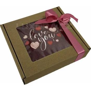 Utěrka Ručník s výšivkou Love you,dk