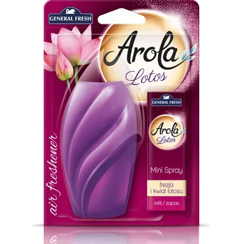 Osvěžovač vzduchu Arola - Mini Spray strojek + náplň Lotos, 15 ml