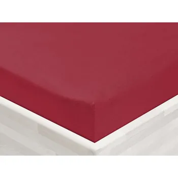 Prostěradlo Jersey napínací prostěradlo JR-010 Vínové 90 x 200 - výška 20 cm