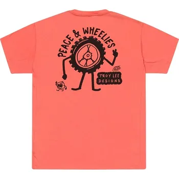 cyklistický dres Dres - TROY LEE DESIGNS Skyline Ride Tee P&W 2025 - Melon L