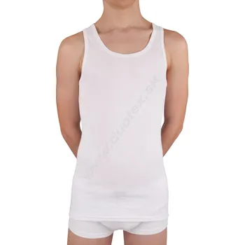 Pánské tílko DUOTEX Pánské tílko Delvis-NV Barva: Biela, Velikost: 50(M)