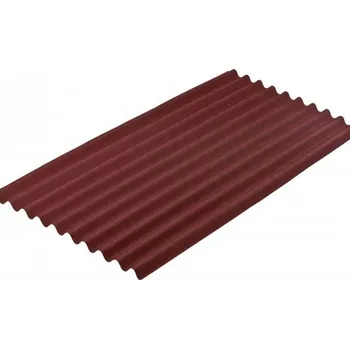 plechová krytina Deska Onduline barva červená – 2000×950 mm