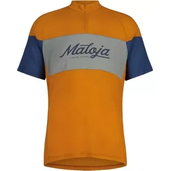 cyklistický dres Maloja Dres BergkieferM. honey multi - XL