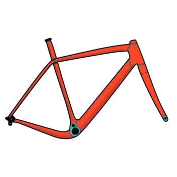 Polep vozidla Ride Wrap Polep 95 % - ochranná folie na rám pro Gravel kola - Lesklý